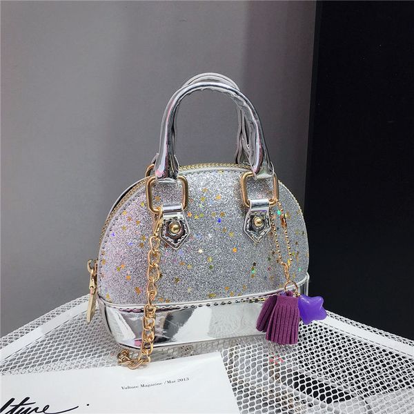 8 color children's glitter handbags shoulder bag mini kids messenger cute patchwork totes bag fashion child shell handbag coin purse
8 color children's glitter handbags shoulder bag mini kids messenger cute patchwork totes bag fashion child shell handbag coin purse