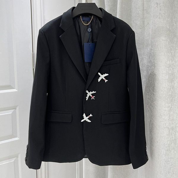 2022 fashion men's runway luxury european design blazer party style clothing airplane outwear chain, White;black
2022 fashion men's runway luxury european design blazer party style clothing airplane outwear chain, White;black