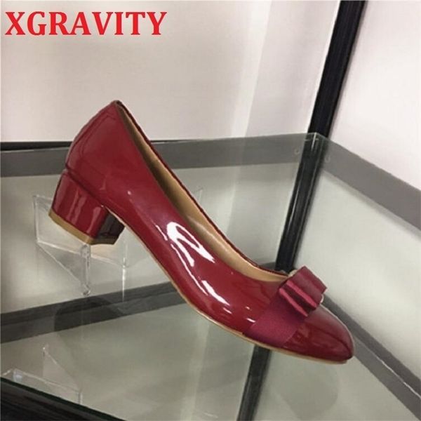 xgravity c109 fashion new autumn brand chunky heel shoes butterfly knot red patent leather women shoes round toe shoes ladies 220316, Black
xgravity c109 fashion new autumn brand chunky heel shoes butterfly knot red patent leather women shoes round toe shoes ladies 220316, Black