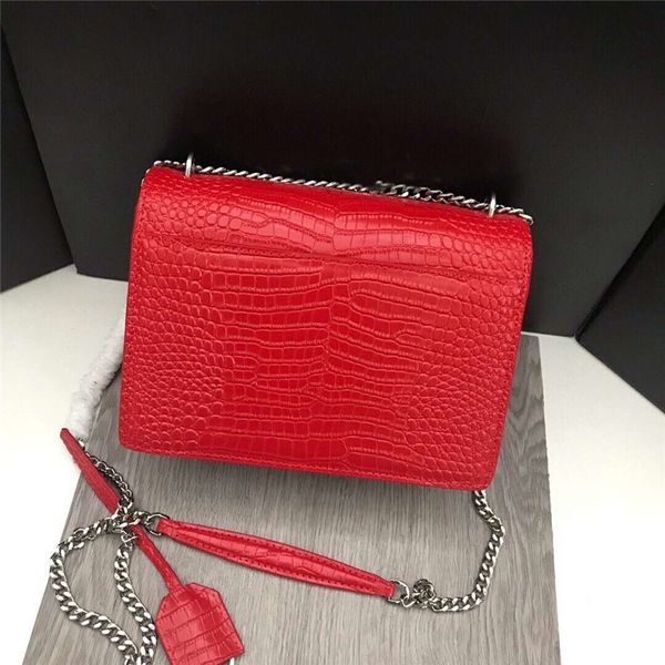 genuine leather women shoulder messenger bag luxury brand designer chain crossbody crocodile bags crocodile pattern wallet 2022 fashion
genuine leather women shoulder messenger bag luxury brand designer chain crossbody crocodile bags crocodile pattern wallet 2022 fashion
