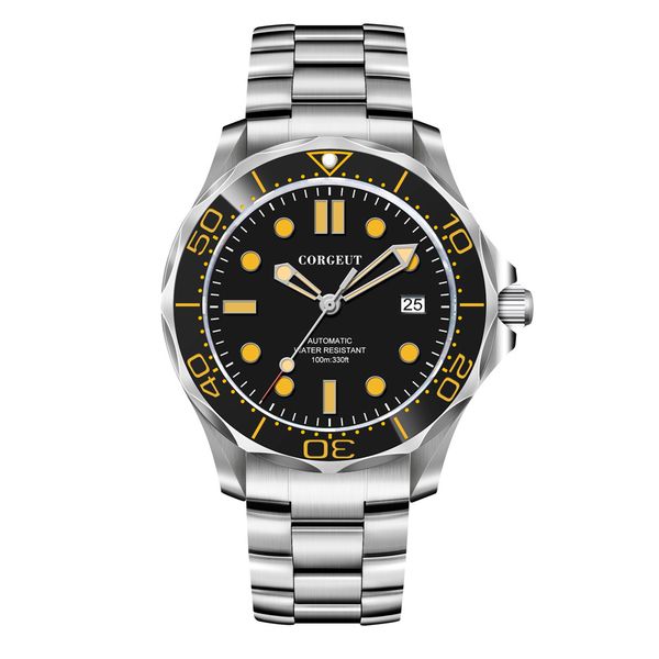 watch men's mechanical watch fully automatic refined steel transparent seahorse waterproof brand leisure sports men, Slivery;brown
watch men's mechanical watch fully automatic refined steel transparent seahorse waterproof brand leisure sports men, Slivery;brown