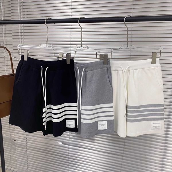 men's and women's shorts in 2023 summer new fashion designer brand thom spring casual knitted ice hemp loose trend ins sports pant, White;black
men's and women's shorts in 2023 summer new fashion designer brand thom spring casual knitted ice hemp loose trend ins sports pant, White;black