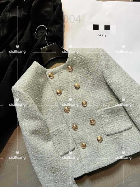 women's trench coats designer 2022 new ce small fragrance carriage double row button two pocket cigarette bean green gold short wool co, Tan;black
women's trench coats designer 2022 new ce small fragrance carriage double row button two pocket cigarette bean green gold short wool co, Tan;black