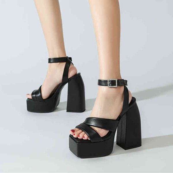 large size high-heeled women's shoes 2022 spring new one line belt sandals women's thick soled walking sandals outlet_k4sv, Black
large size high-heeled women's shoes 2022 spring new one line belt sandals women's thick soled walking sandals outlet_k4sv, Black