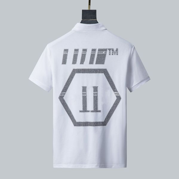 2021 new men's slim fit drill breathable skull pp slim polo shirt trend stick drill short sleeve lapel paul, White;black
2021 new men's slim fit drill breathable skull pp slim polo shirt trend stick drill short sleeve lapel paul, White;black