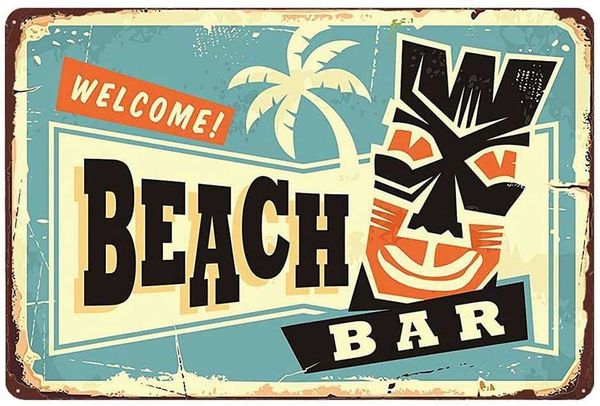 tiki bar vintage metal signs, summer vacation tin sign, beach outdoor decoration for bar club pub 12 x 8 inch
tiki bar vintage metal signs, summer vacation tin sign, beach outdoor decoration for bar club pub 12 x 8 inch