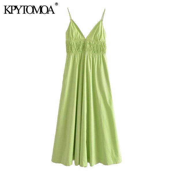women fashion elastic detail side pockets poplin midi dress vintage backless thin straps female dresses mujer 220526, Black;gray
women fashion elastic detail side pockets poplin midi dress vintage backless thin straps female dresses mujer 220526, Black;gray