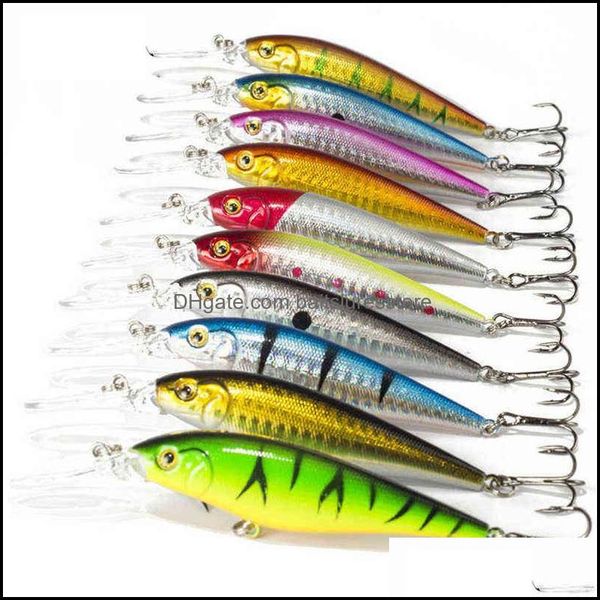 baits lures fishing sports outdoors 10pcs/lot good minnow 11cm 10.5g artificial hard bait wobbler crankbait 220110 drop delivery 2021 hsrf
baits lures fishing sports outdoors 10pcs/lot good minnow 11cm 10.5g artificial hard bait wobbler crankbait 220110 drop delivery 2021 hsrf