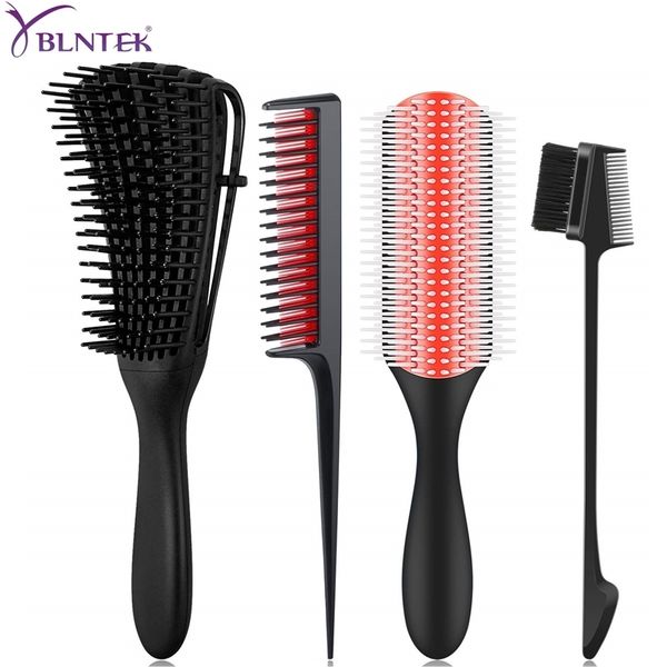 yblntek detangling detangler 9row cushion nylon bristle edge brush rat tail comb for 3a to 4c curly straight wet hair 220708, Silver
yblntek detangling detangler 9row cushion nylon bristle edge brush rat tail comb for 3a to 4c curly straight wet hair 220708, Silver