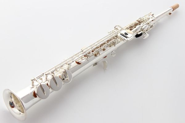 brand mfc soprano saxophone reference 54 silvering b-flat soprano sax r54 with case mouthpiece reeds neck
brand mfc soprano saxophone reference 54 silvering b-flat soprano sax r54 with case mouthpiece reeds neck