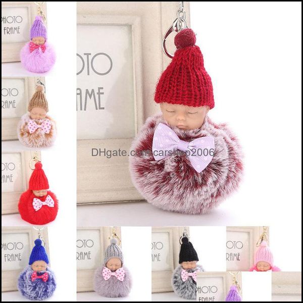 key rings jewelry slee doll with bow keychains pompom keyrings plush holder for women bag car pendant accessories keyfob drop dhsap, Slivery;golden
key rings jewelry slee doll with bow keychains pompom keyrings plush holder for women bag car pendant accessories keyfob drop dhsap, Slivery;golden