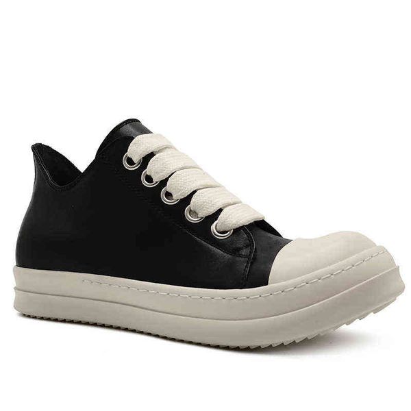 ro men's low sports single shoe leather casual versatile thick sole shallow mouth five hole wide lace up rubber raised board shoes, Black
ro men's low sports single shoe leather casual versatile thick sole shallow mouth five hole wide lace up rubber raised board shoes, Black