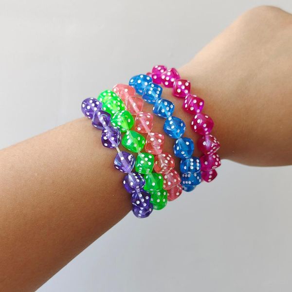 charm bracelets zx full handmade dice beaded chain bracelet for women adjustable friendship simple geometric jewelry wholesale bijoux, Golden;silver
charm bracelets zx full handmade dice beaded chain bracelet for women adjustable friendship simple geometric jewelry wholesale bijoux, Golden;silver