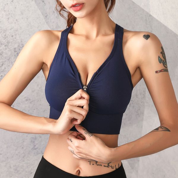 sports bras padded vest women tank clothes gym fitness high impact without bones with zipper yoga running reducer wear, White;black
sports bras padded vest women tank clothes gym fitness high impact without bones with zipper yoga running reducer wear, White;black