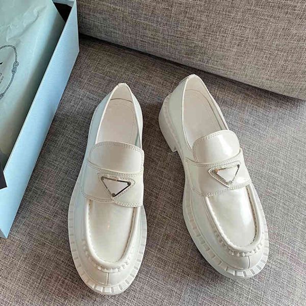 dress shoes white patent leather platform loafers round apron toes slip-on shoes for women luxury designers triangle low heel plaque shoe lu, Black
dress shoes white patent leather platform loafers round apron toes slip-on shoes for women luxury designers triangle low heel plaque shoe lu, Black