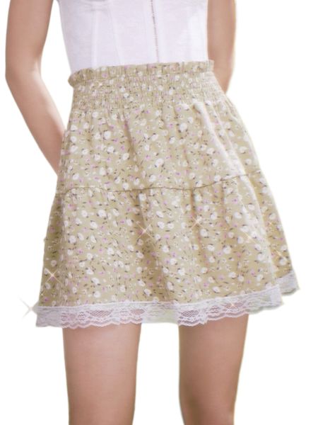 romwe ditsy floral contrast lace skirt k0bx#, Black
romwe ditsy floral contrast lace skirt k0bx#, Black