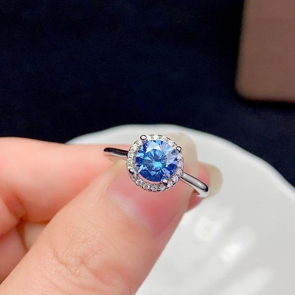 cluster trendy rings real blue color moissanite ring adjustable resizable gemstones 925 silver for women girlfriend birthday present, Golden;silver
cluster trendy rings real blue color moissanite ring adjustable resizable gemstones 925 silver for women girlfriend birthday present, Golden;silver