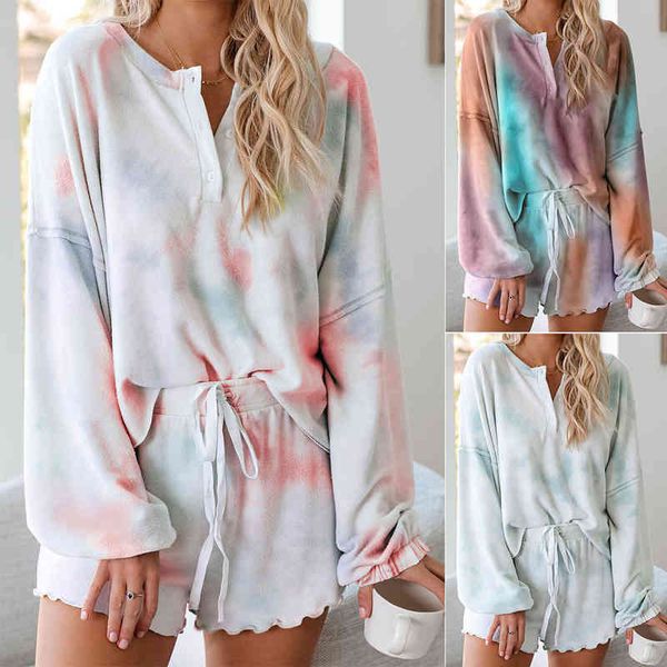 women's tracksuits 2022 summer women's two-piece tie dyed pajamas home suit 3wce, Gray
women's tracksuits 2022 summer women's two-piece tie dyed pajamas home suit 3wce, Gray