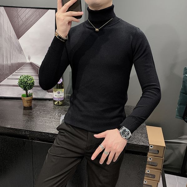 brand clothing fashion men's slim fit knit shirtsmale leisure pure color high collar keep warm sweater s3xl l220812, White;black
brand clothing fashion men's slim fit knit shirtsmale leisure pure color high collar keep warm sweater s3xl l220812, White;black
