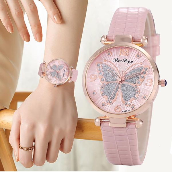 butterfly diamond dial design women quartz watches fashion casual ladies wristwatches simple woman leather clock montre femme, Slivery;brown
butterfly diamond dial design women quartz watches fashion casual ladies wristwatches simple woman leather clock montre femme, Slivery;brown
