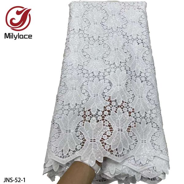 sequins guipure cord lace fabric african laces fabrics 5 yards per lot jns-52, Black;white
sequins guipure cord lace fabric african laces fabrics 5 yards per lot jns-52, Black;white