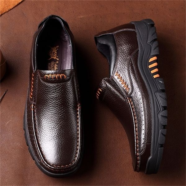 ly men s genuine leather shoes size 38 head soft anti slip driving man spring business dress 220808, Black
ly men s genuine leather shoes size 38 head soft anti slip driving man spring business dress 220808, Black