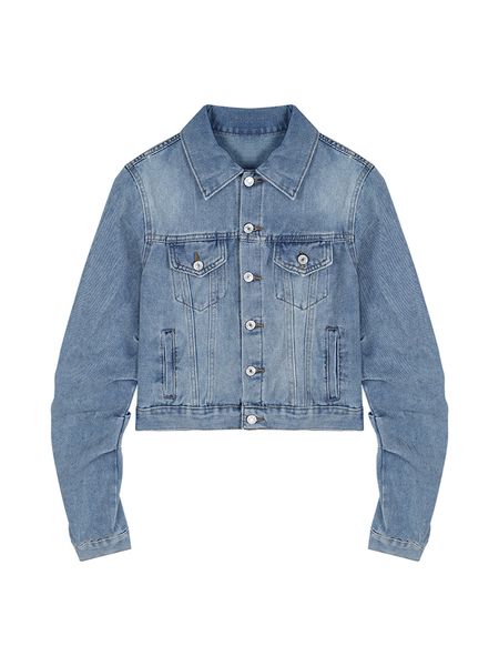 blue cropped denim jackets women 2022 puff sleeve with button pockets vintage coat autumn winter streetwear ripped jean outwear, Black;brown
blue cropped denim jackets women 2022 puff sleeve with button pockets vintage coat autumn winter streetwear ripped jean outwear, Black;brown