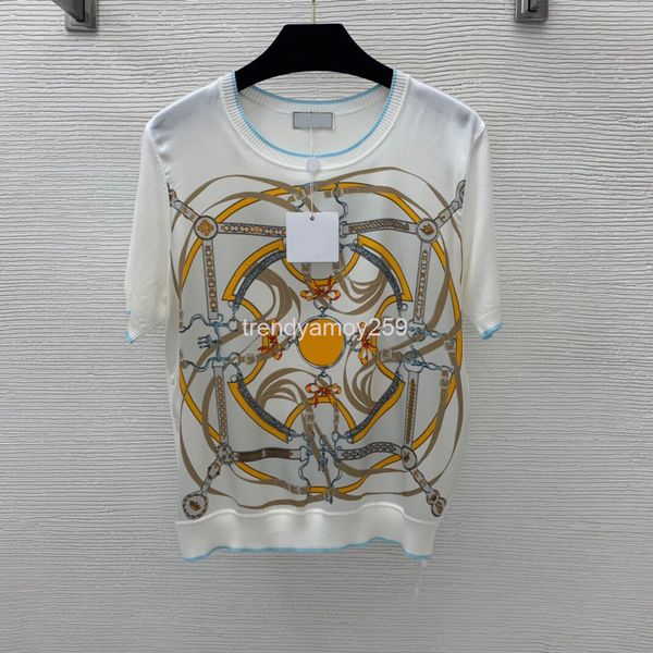 women's t-shirt belt printed front elastic satin silk fabric stitched back knitted short sleeve t-shirt, White
women's t-shirt belt printed front elastic satin silk fabric stitched back knitted short sleeve t-shirt, White