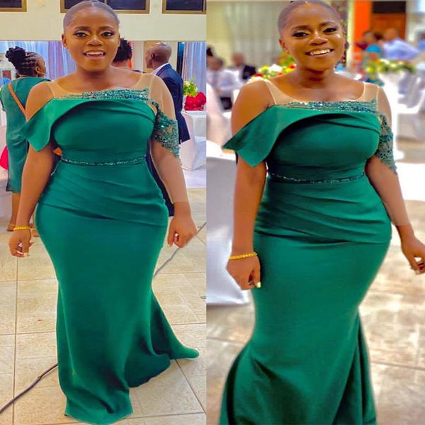 2022 plus size arabic aso ebi hunter green mermaid prom dresses beaded sheer neck evening formal party second reception birthday engagement, Black
2022 plus size arabic aso ebi hunter green mermaid prom dresses beaded sheer neck evening formal party second reception birthday engagement, Black