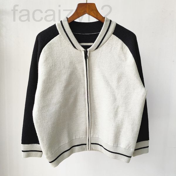 women's knits & tees designer 22 autumn new d family back letter jacquard zipper knitted cardigan women j69x, White
women's knits & tees designer 22 autumn new d family back letter jacquard zipper knitted cardigan women j69x, White