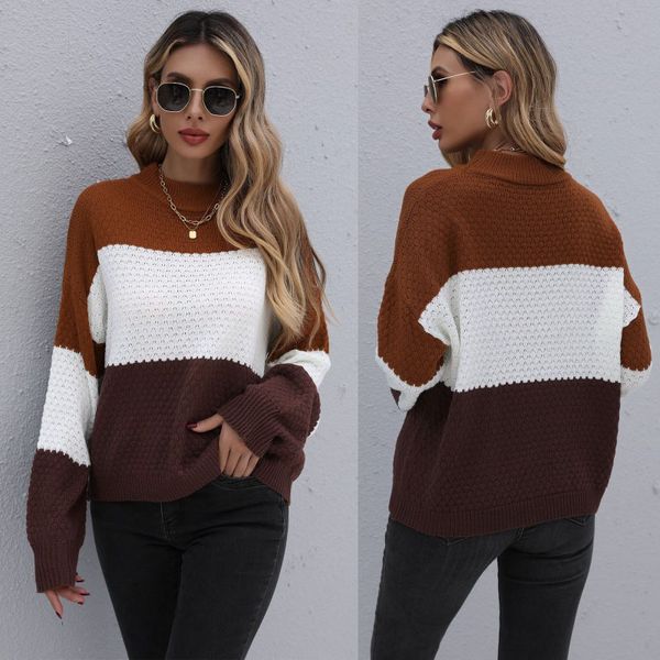 woman sweaters knitted pullover women spring autumn sweater o-neck long sleeve patchwork full sleeve length, White;black
woman sweaters knitted pullover women spring autumn sweater o-neck long sleeve patchwork full sleeve length, White;black