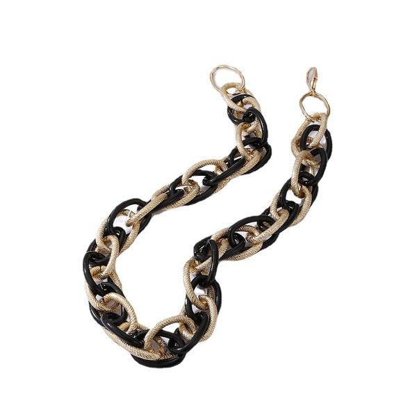chains hip hop colorblock acrylic necklace matte frosted twist chain geometric heather exaggerated choker, Silver
chains hip hop colorblock acrylic necklace matte frosted twist chain geometric heather exaggerated choker, Silver
