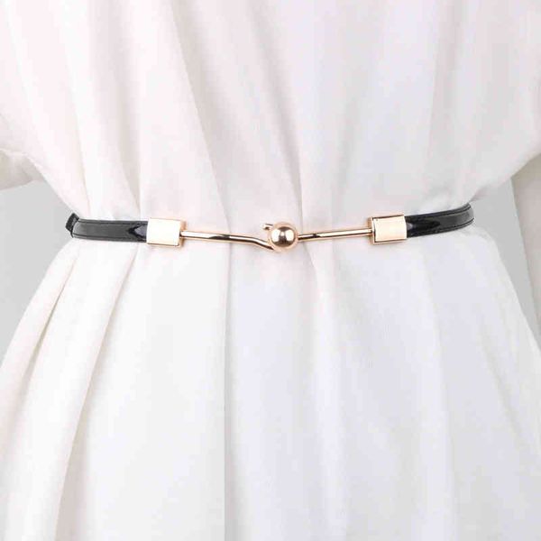 belts simple and versatile women's thin belt patent leather fashion korean decorative korea with sub waist chain 57em, Black;brown
belts simple and versatile women's thin belt patent leather fashion korean decorative korea with sub waist chain 57em, Black;brown