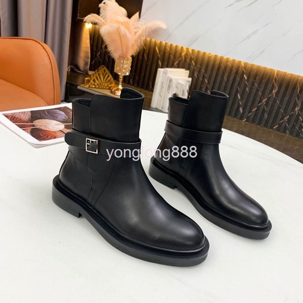 boots high end quality autumn winter classic short boots women's leather flat bottom high tube round head sleeve martin, Black
boots high end quality autumn winter classic short boots women's leather flat bottom high tube round head sleeve martin, Black