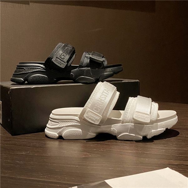 sandals designer thick soled sandals women's 2021 summer new ins casual sports style tphz 2022, Black
sandals designer thick soled sandals women's 2021 summer new ins casual sports style tphz 2022, Black