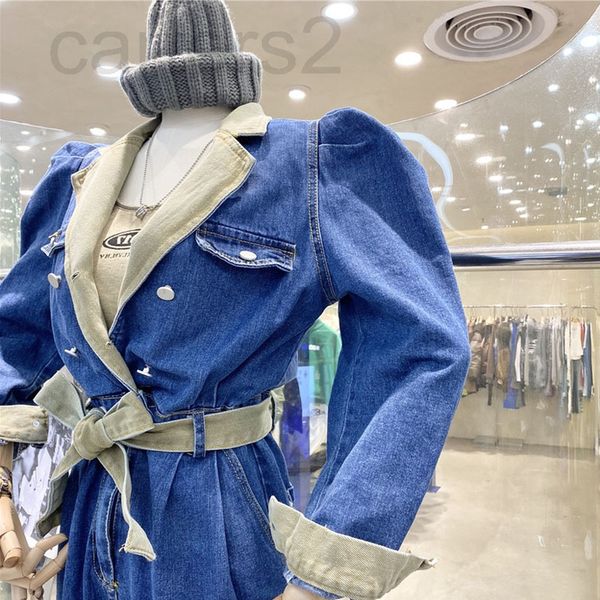 women's jeans designer bubble sleeve foreign style age reducing jumpsuit women's korean version spring 2021 new high waist straigh, Blue
women's jeans designer bubble sleeve foreign style age reducing jumpsuit women's korean version spring 2021 new high waist straigh, Blue