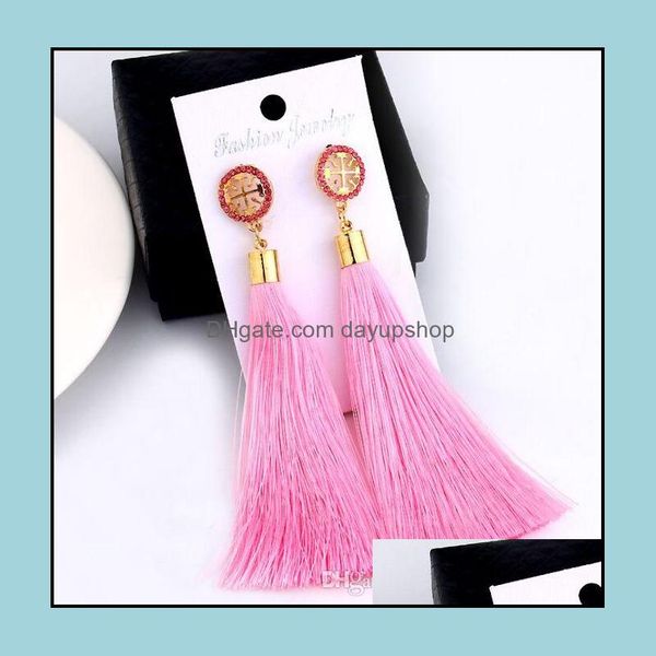 charm earrings jewelry bohemian crystal tassel black white blue red pink silk fabric long drop dangle for wome dhayh, Golden
charm earrings jewelry bohemian crystal tassel black white blue red pink silk fabric long drop dangle for wome dhayh, Golden