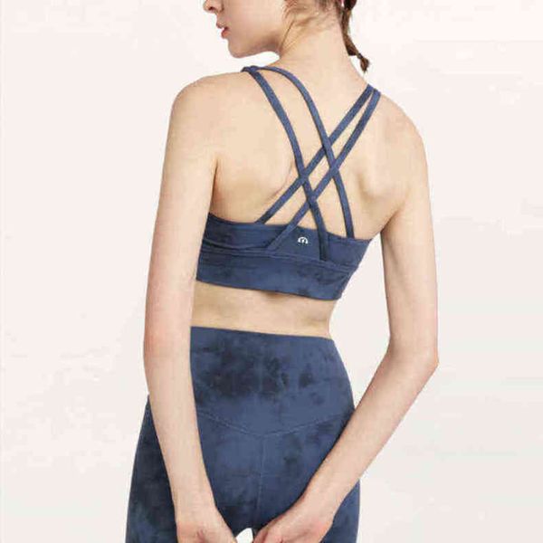 bras lulu brand yoga women's bra tie dyeing high-strength shockproof gathering shaping nude sports underwear cross back fast drying ves, Red;black
bras lulu brand yoga women's bra tie dyeing high-strength shockproof gathering shaping nude sports underwear cross back fast drying ves, Red;black