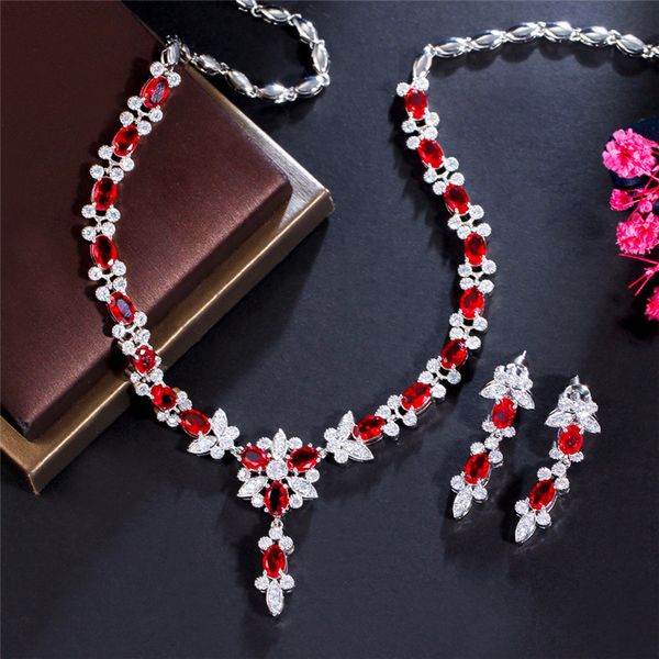 vintage ruby designer jewelry set copper necklace earring red aaa cubic zirconia bridesmaid bridal african silver jewelry sets for women wed
vintage ruby designer jewelry set copper necklace earring red aaa cubic zirconia bridesmaid bridal african silver jewelry sets for women wed