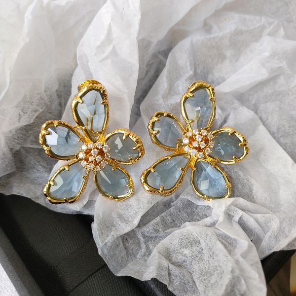 brass with 18k gold crystal floral statement drop earrings women jewelry punk party sweety gown runway boho korean japan, Golden
brass with 18k gold crystal floral statement drop earrings women jewelry punk party sweety gown runway boho korean japan, Golden