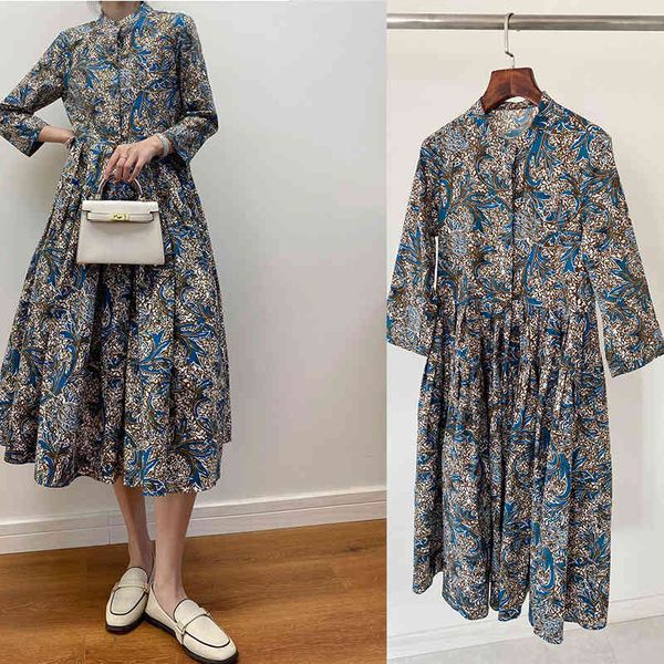 casual dresses p210365htg guest high count combed cotton family small stand collar 7 / 4 sleeve printed dress women's pure original, Black;gray
casual dresses p210365htg guest high count combed cotton family small stand collar 7 / 4 sleeve printed dress women's pure original, Black;gray