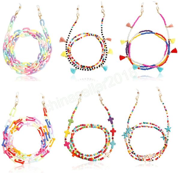 bohemian colored strap beaded glasses chains women lanyard anti slip women's neck holder chain
bohemian colored strap beaded glasses chains women lanyard anti slip women's neck holder chain