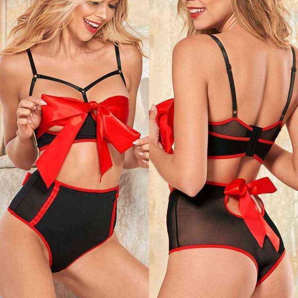nxy set women fashion lingerie for valentine' day christmas sensual underwear panties red hollow pajamas sleepwear 0211, Red;black
nxy set women fashion lingerie for valentine' day christmas sensual underwear panties red hollow pajamas sleepwear 0211, Red;black