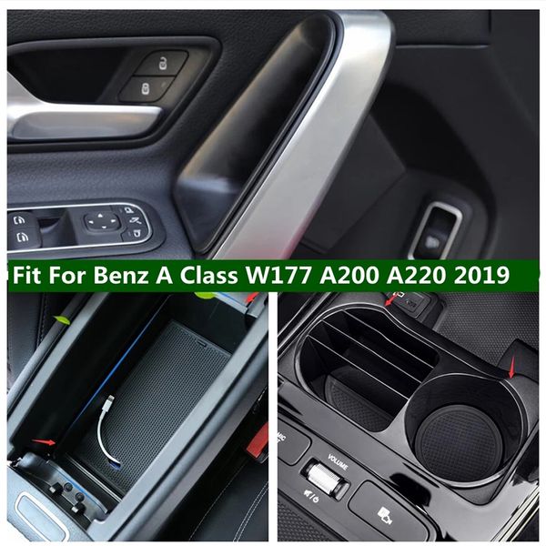 central multifunction storage box phone tray accessories cover kit black for mercedes benz a class w177 a200 a220 2019 - 2022
central multifunction storage box phone tray accessories cover kit black for mercedes benz a class w177 a200 a220 2019 - 2022