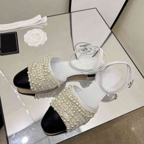 chain sandals pearl baotou sandals small fragrant wind thick heel sheepskin women's shoes spring and summer french single 8ovi, Black
chain sandals pearl baotou sandals small fragrant wind thick heel sheepskin women's shoes spring and summer french single 8ovi, Black