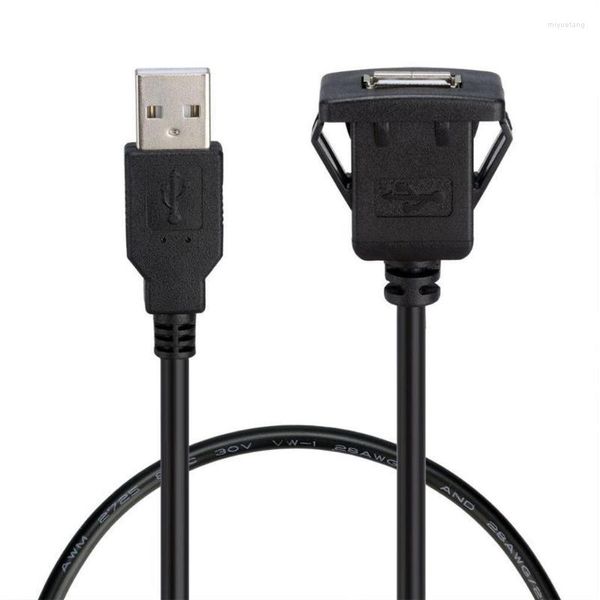 Image of Hubs USB2.0 Extension Dash Mount Cable For Car Boat Motorcycle Flush DashboardUSB USB