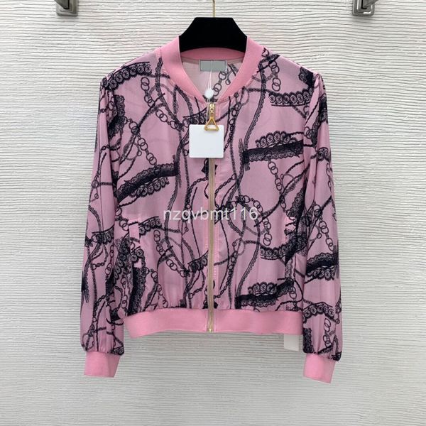 women's jackets autumn 100% silk shirt fashion full body chain printing stand collar jacket baseball jacket thin coat, Black;brown
women's jackets autumn 100% silk shirt fashion full body chain printing stand collar jacket baseball jacket thin coat, Black;brown
