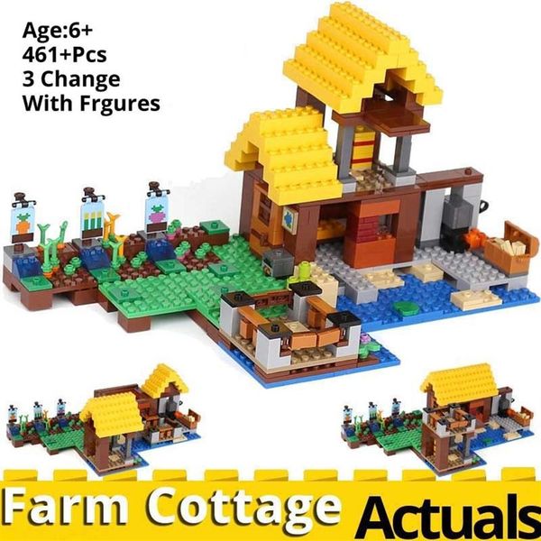 the farm cottage 461pcs blocks compatible minecrafts 21144 house model building kit bricks toys for children303d
the farm cottage 461pcs blocks compatible minecrafts 21144 house model building kit bricks toys for children303d