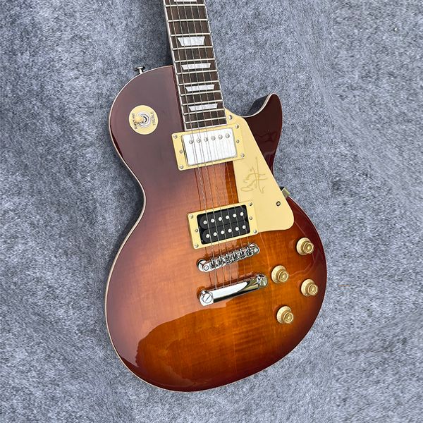 classic brand lp electric guitar, mahogany solid wood, exquisite tiger pattern surface, comfortable feel, delivery to home
classic brand lp electric guitar, mahogany solid wood, exquisite tiger pattern surface, comfortable feel, delivery to home