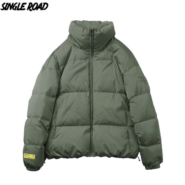 singleroad men's cotton padded jacket 2020 winter coat parka high collar solid windproof hip hop streetwear jacket for men lj201216, Black
singleroad men's cotton padded jacket 2020 winter coat parka high collar solid windproof hip hop streetwear jacket for men lj201216, Black